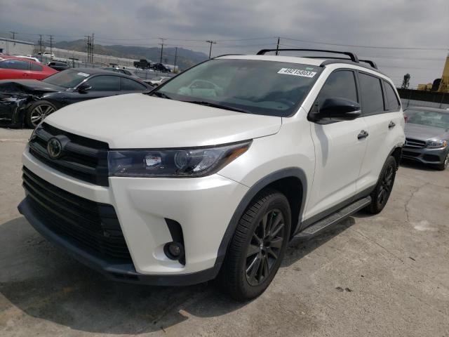 TOYOTA HIGHLANDER 2019 with VIN 5TDKZRFH3KS321370 - Photo from auction