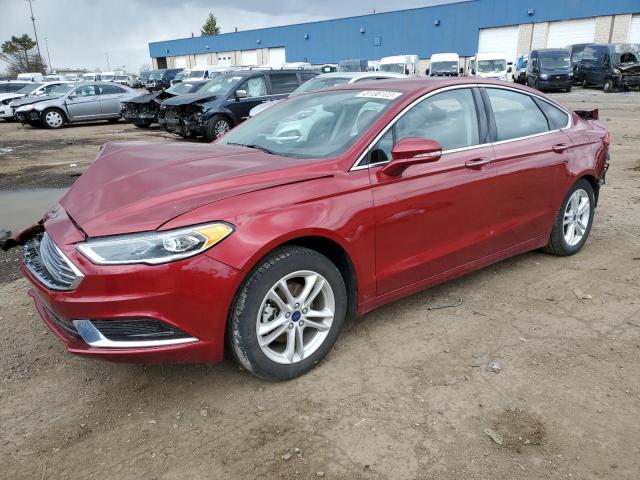 FORD FUSION SE 2018 with VIN 3FA6P0HD3JR231009 - Photo from auction