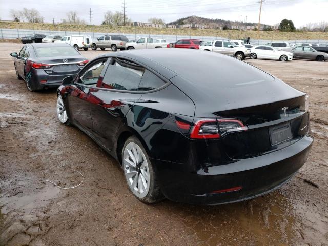 Photo 2 from auction – 2021 TESLA MODEL 3 with VIN 5YJ3E1EB5MF980198