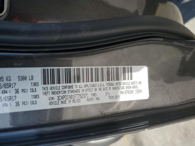 Photo 10 from auction – 2015 DODGE JOURNEY SE with VIN 3C4PDCAB1FT752371