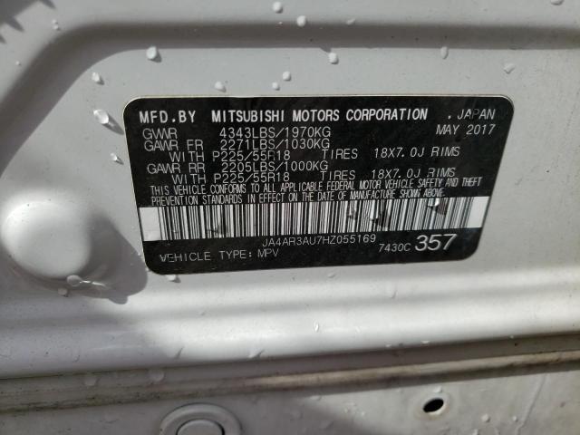 Photo 14 from auction – 2017 MITSUBISHI OUTLANDER with VIN JA4AR3AU7HZ055169
