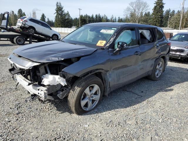 TOYOTA HIGHLANDER 2022 with VIN 5TDBZRBH5NS566763 - Photo from auction