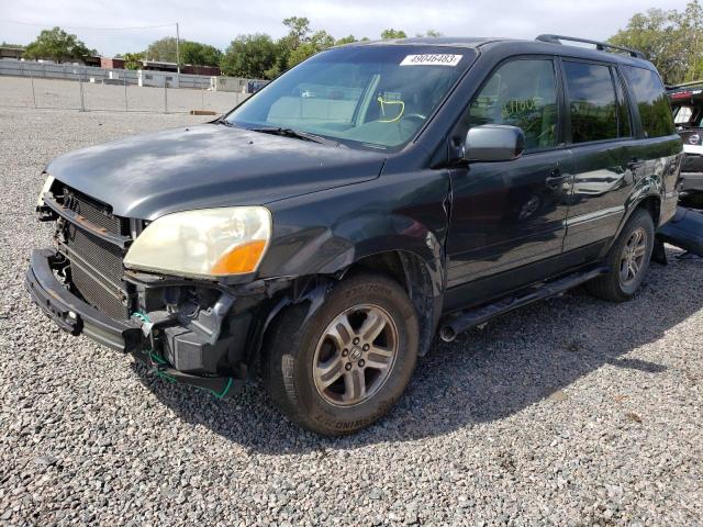 HONDA PILOT EXL 2004 with VIN 2HKYF18504H522465 - Photo from auction