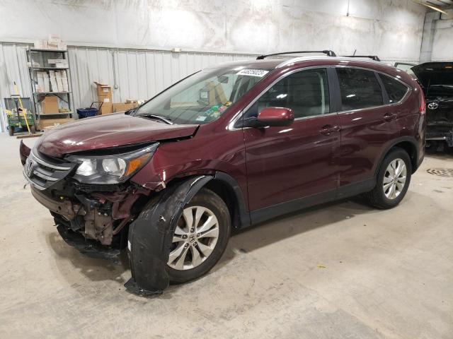 HONDA CR-V EX 2014 with VIN 5J6RM4H52EL104718 - Photo from auction