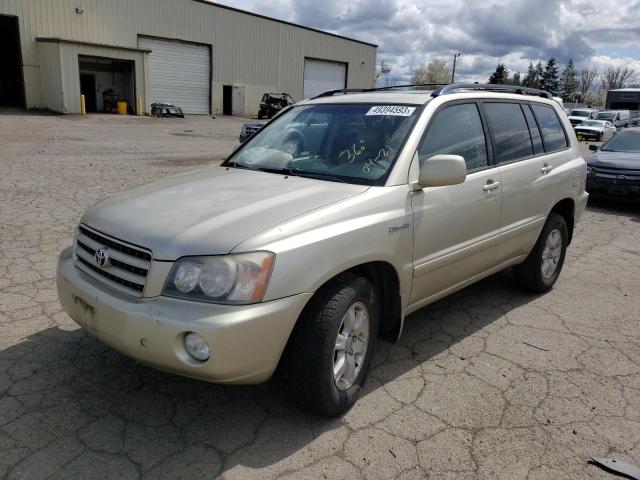 TOYOTA HIGHLANDER 2001 مع رقم تعريف المركبة JTEHF21A910013749 - صورة من المزاد