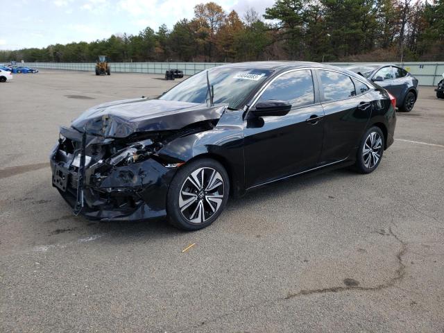 HONDA CIVIC EXL 2018 with VIN JHMFC1F76JX000829 - Photo from auction