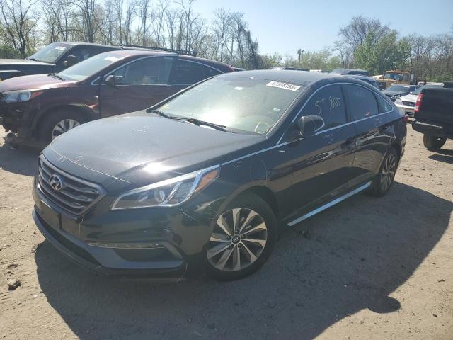 HYUNDAI SONATA SPO 2016 with VIN 5NPE34AF0GH287103 - Photo from auction