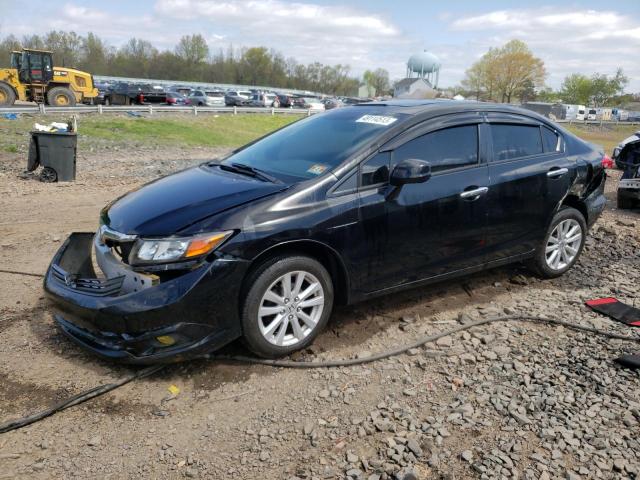 HONDA CIVIC EXL 2012 with VIN 2HGFB2F97CH512796 - Photo from auction