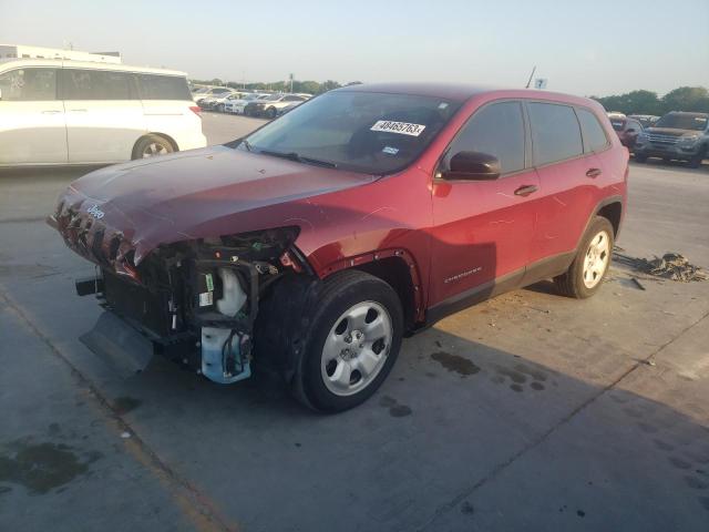 JEEP CHEROKEE S 2015 with VIN 1C4PJLAB1FW791268 - Photo from auction