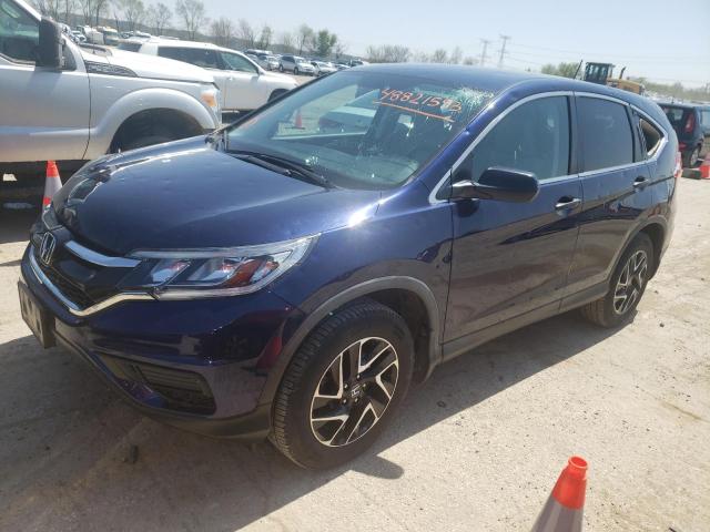 HONDA CR-V SE 2016 with VIN 5J6RM4H42GL078292 - Photo from auction