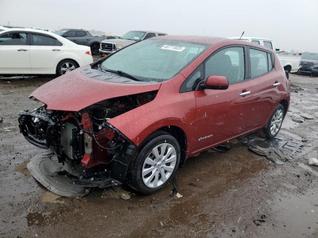 NISSAN LEAF S 2014 with VIN 1N4AZ0CPXEC330209 - Photo from auction