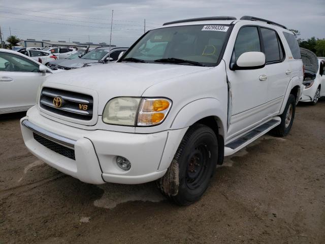 TOYOTA SEQUOIA 2002 with VIN 5TDZT38A32S078303 - Photo from auction