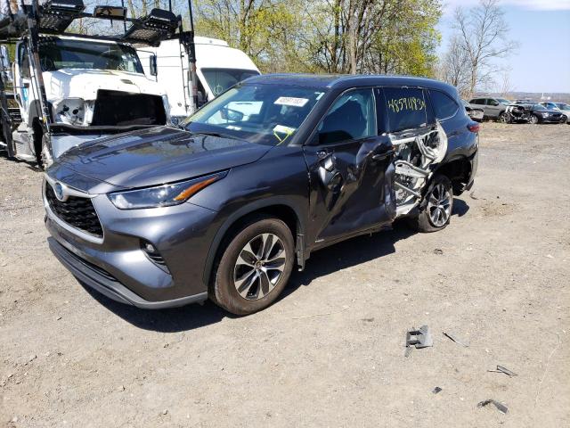 TOYOTA HIGHLANDER 2021 with VIN 5TDGBRCH4MS517416 - Photo from auction