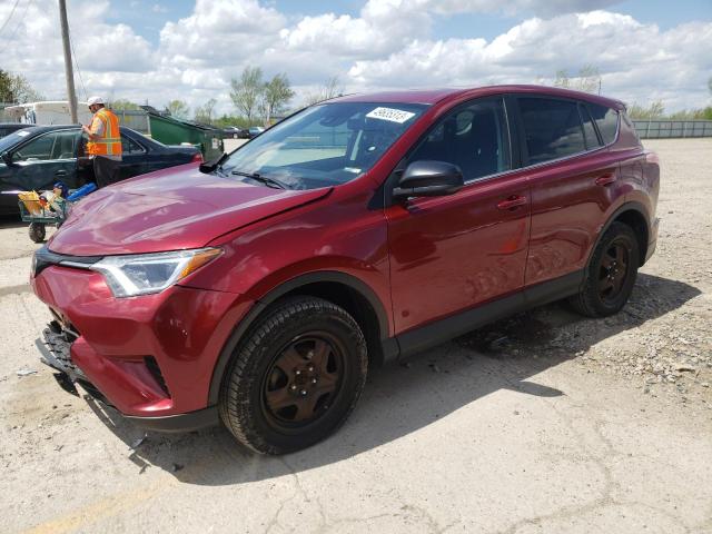 TOYOTA RAV4 LE 2018 with VIN 2T3ZFREV0JW448704 - Photo from auction