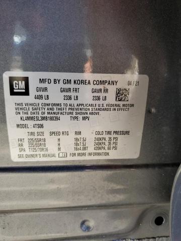 Photo 14 from auction – 2021 BUICK ENCORE GX with VIN KL4MMESL3MB180394