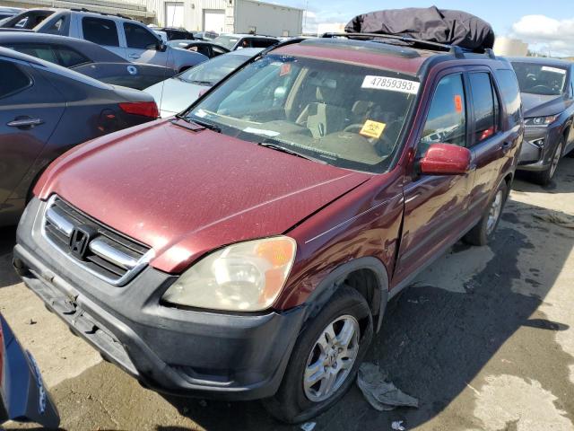 HONDA CR-V EX 2002 with VIN SHSRD78842U012938 - Photo from auction