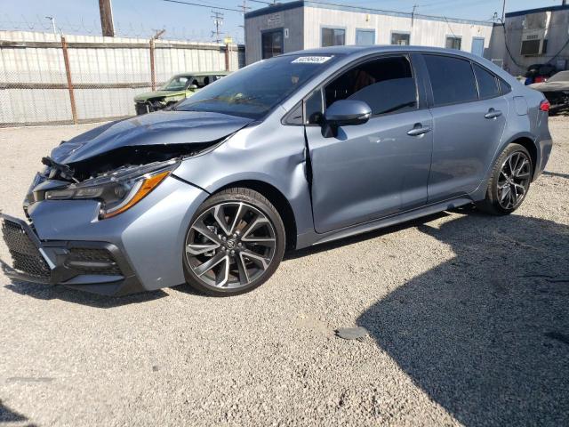 TOYOTA COROLLA SE 2022 with VIN JTDS4MCE2N3504647 - Photo from auction