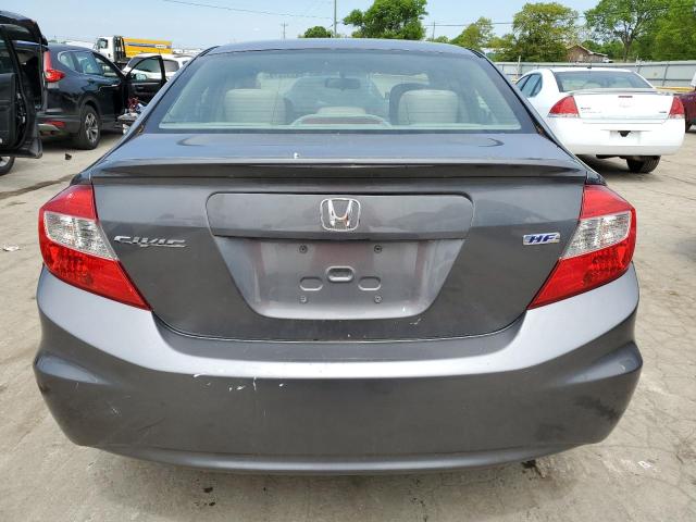 Photo 6 from auction – 2012 HONDA CIVIC HF with VIN 2HGFB2F6XCH527329
