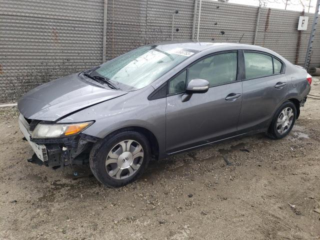 Photo 1 from auction – 2012 HONDA CIVIC HYBR with VIN JHMFB4F26CS010687