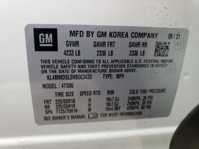 Photo 14 from auction – 2022 BUICK ENCORE GX with VIN KL4MMDSL0NB063433
