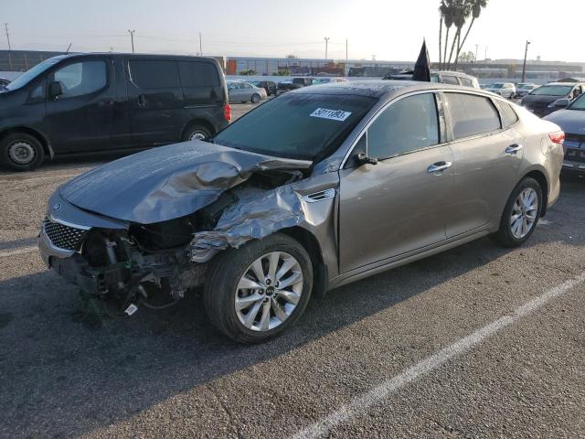 KIA OPTIMA EX 2018 with VIN 5XXGU4L30JG231786 - Photo from auction