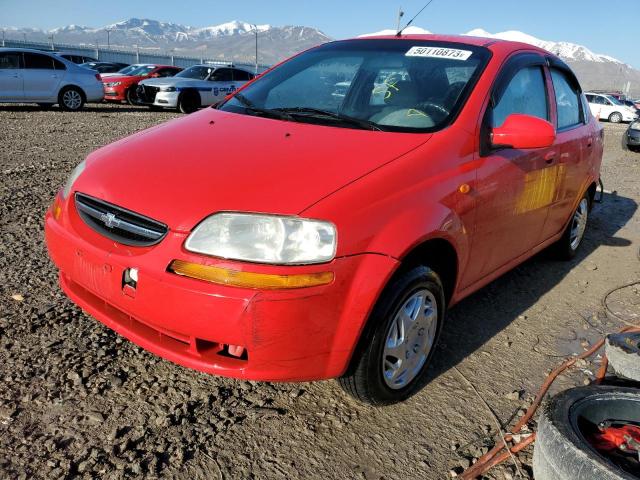 CHEVROLET AVEO 2004 with VIN KL1TD52674B238302 - Photo from auction