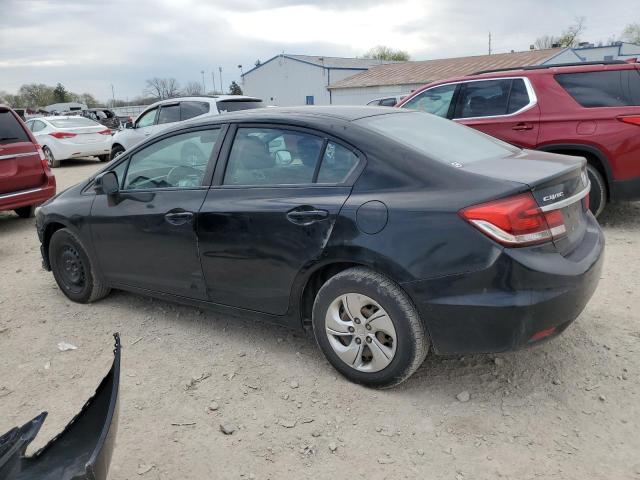 Photo 2 from auction – 2013 HONDA CIVIC LX with VIN 19XFB2F56DE200395