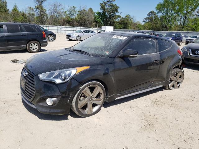 HYUNDAI VELOSTER T 2013 with VIN KMHTC6AE2DU098704 - Photo from auction