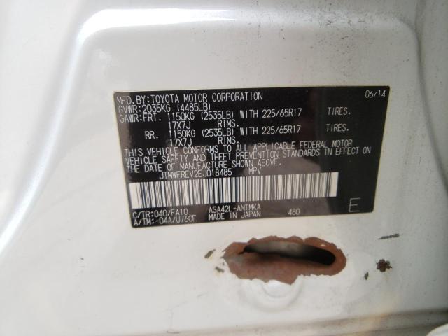 Photo 14 from auction – 2014 TOYOTA RAV4 XLE with VIN JTMWFREV2EJ018485