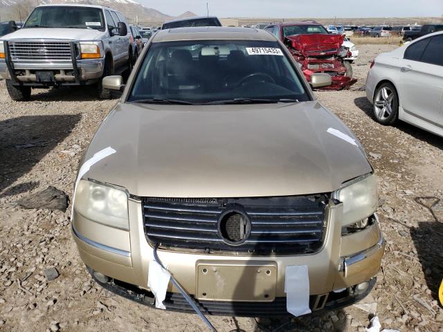 Photo 5 from auction – 2001 VOLKSWAGEN PASSAT GLS with VIN WVWPD63B11P137203