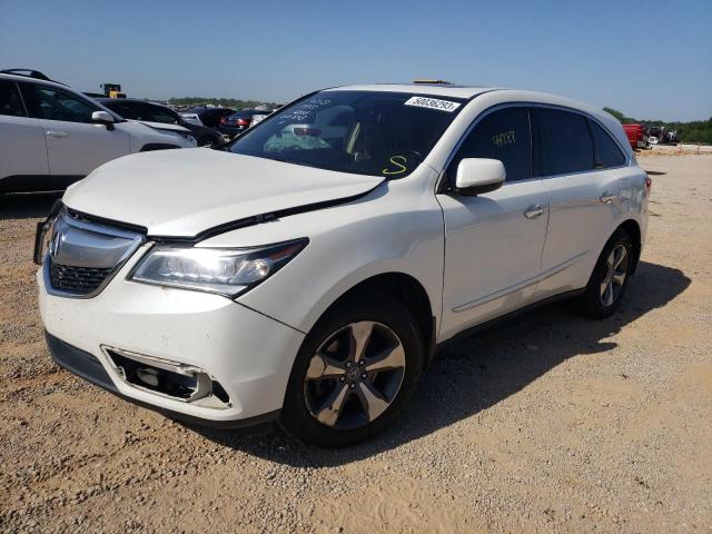 ACURA MDX 2016 with VIN 5FRYD4H28GB057643 - Photo from auction