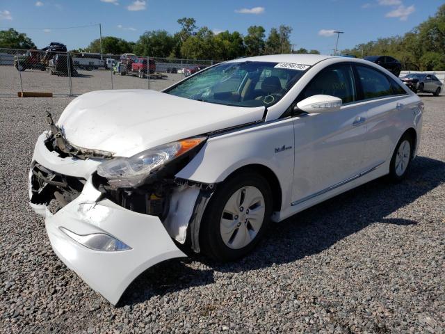 HYUNDAI SONATA HYB 2013 with VIN KMHEC4A49DA050798 - Photo from auction