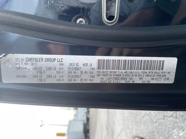 Photo 10 from auction – 2011 JEEP COMPASS SP with VIN 1J4NT1FB6BD195524