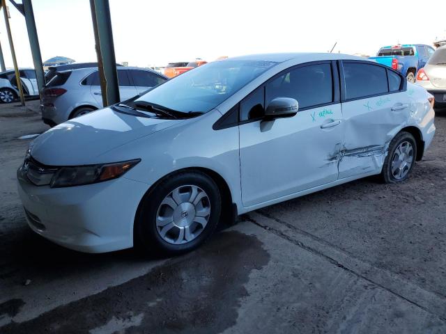 HONDA CIVIC HYBR 2012 with VIN JHMFB4F27CS005028 - Photo from auction