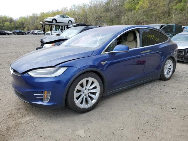 TESLA MODEL X 2016 with VIN 5YJXCBE2XGF007254 - Photo from auction