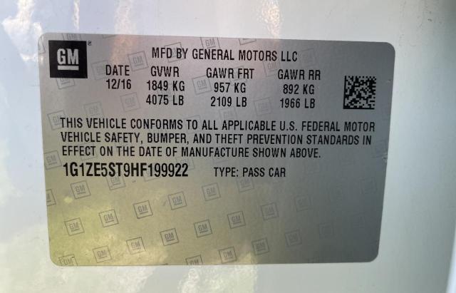 Photo 10 from auction – 2017 CHEVROLET MALIBU LT with VIN 1G1ZE5ST9HF199922