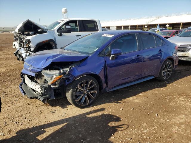 TOYOTA COROLLA SE 2021 with VIN 5YFS4MCE2MP087679 - Photo from auction