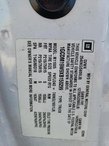 Photo 14 from auction – 1999 CHEVROLET ASTRO with VIN 1GCDM19W9XB150299