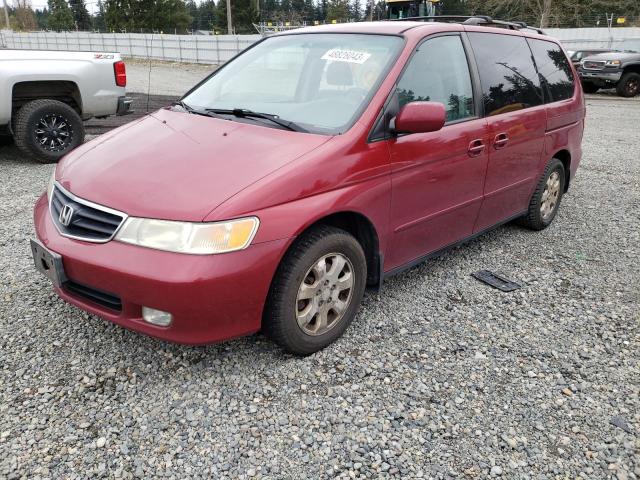 HONDA ODYSSEY EX 2002 with VIN 5FNRL18622B045409 - Photo from auction