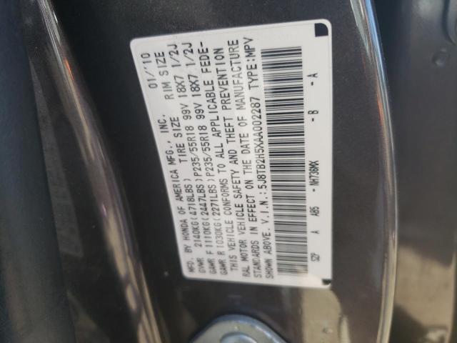 Photo 14 from auction – 2010 ACURA RDX TECHNO with VIN 5J8TB2H5XAA002287