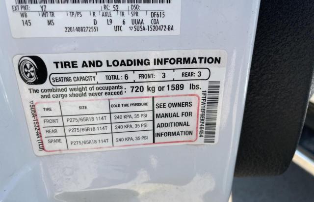 Photo 10 from auction – 2014 FORD F150 SUPER with VIN 1FTFW1EF6EKF46454