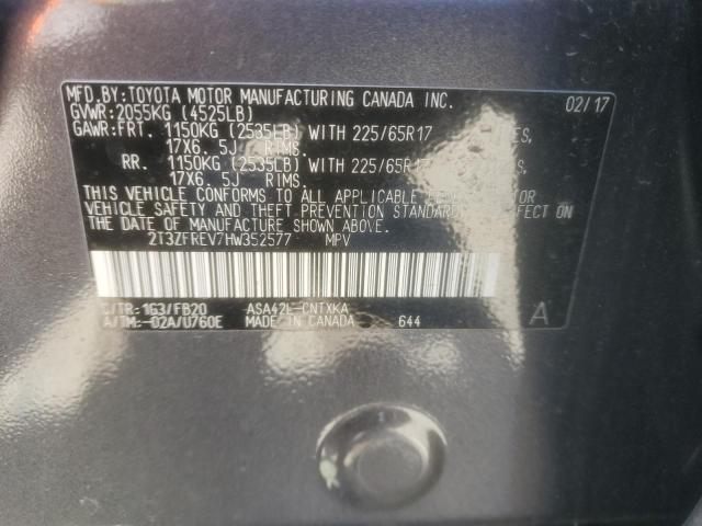 Photo 14 from auction – 2017 TOYOTA RAV4 LE with VIN 2T3ZFREV7HW352577
