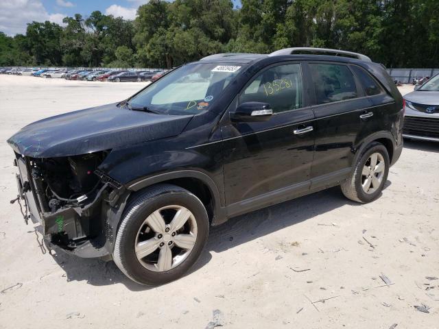 KIA SORENTO EX 2013 with VIN 5XYKU4A24DG413642 - Photo from auction