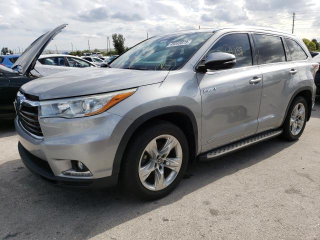 TOYOTA HIGHLANDER 2016 with VIN 5TDDCRFH9GS020555 - Photo from auction