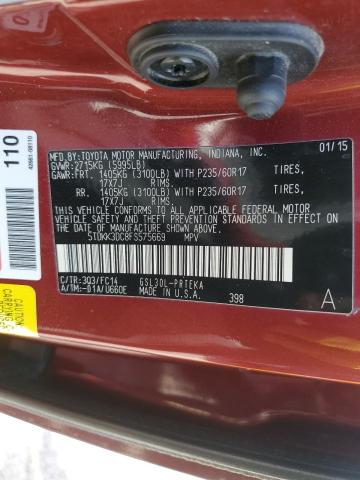 Photo 14 from auction – 2015 TOYOTA SIENNA LE with VIN 5TDKK3DC8FS575669