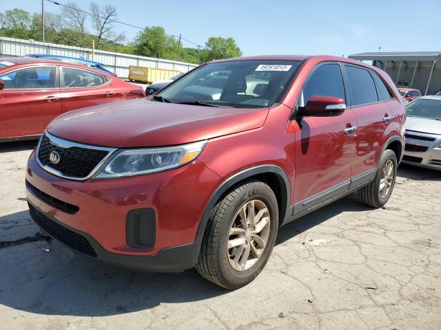 KIA SORENTO LX 2015 with VIN 5XYKT3A61FG576901 - Photo from auction