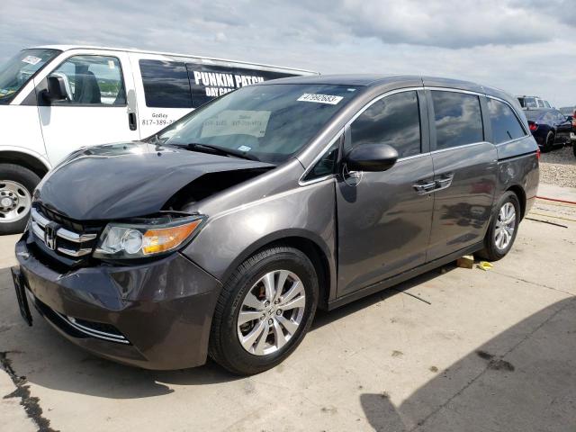 HONDA ODYSSEY EX 2014 with VIN 5FNRL5H49EB076229 - Photo from auction