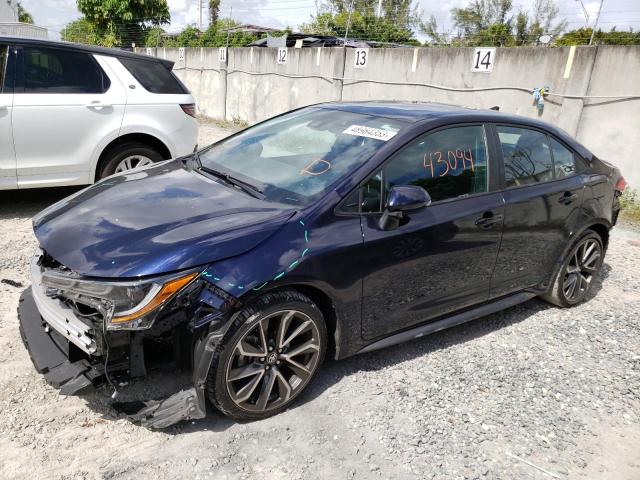 TOYOTA COROLLA SE 2022 with VIN 5YFS4MCE0NP116209 - Photo from auction
