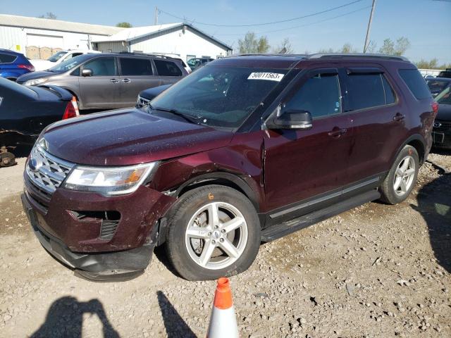 FORD EXPLORER X 2018 with VIN 1FM5K7D83JGC68313 - Photo from auction
