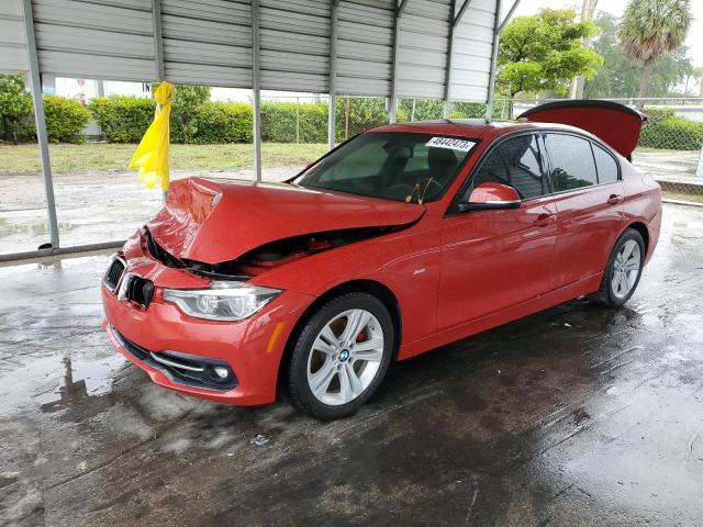 BMW 328 I SULE 2016 with VIN WBA8E9C56GK644002 - Photo from auction